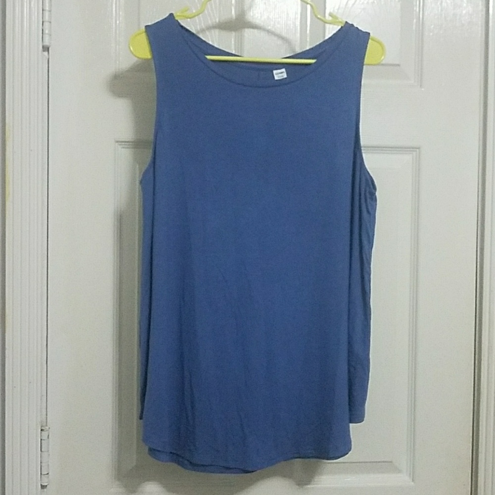 Old navy blue soft knit tank top